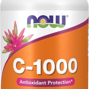ویتامین C 1000 رهاسازی تدریجی NOW | ویتامین C با رز هیپ | 100 قرص