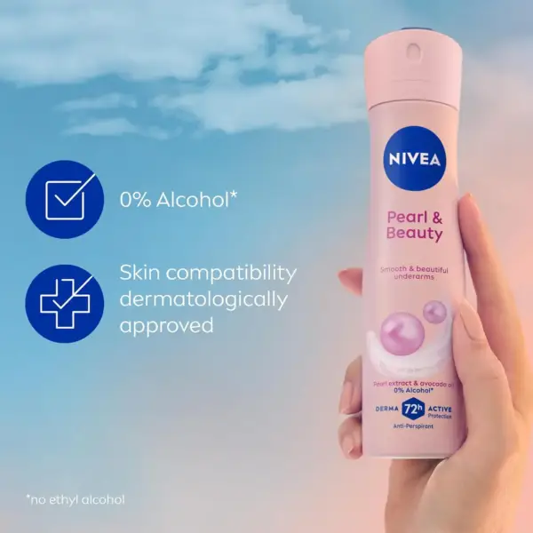 ضدتعریق زنانه نیوآ | NIVEA Pearl & Beauty اسپری 48 ساعته