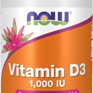 ویتامین D3 1000 آی یو نَو | Now Foods مدل 0365 | 180 سافت‌ژل