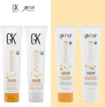شامپو و نرم‌کننده کراتین گلوبال GK هیرب | GK HAIR ست 100ml