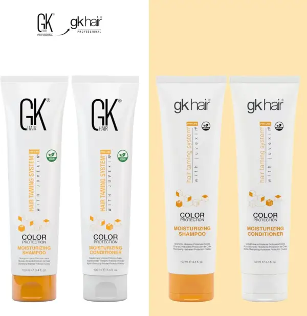 شامپو و نرم‌کننده کراتین گلوبال GK هیرب | GK HAIR ست 100ml