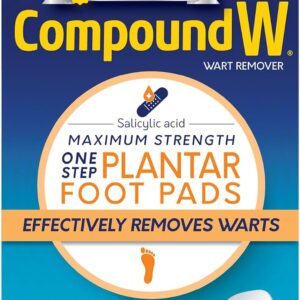 پد درمان زگیل کف پا سالیسیلیک Compound W مدل One Step | 20 عدد
