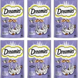 تشویقی گربه Dreamies طعم اردک | Dreamies 60G × 6