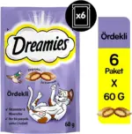 تشویقی گربه Dreamies طعم اردک | Dreamies 60G × 6