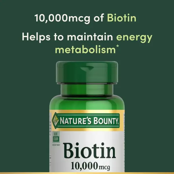 بیوتین 10000 میکروگرم Nature's Bounty | مدل 81697