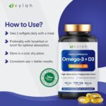 امگا 3 ویتامین D3 تریپل استحکام Vylah | 100 سافت‌ژل 1280mg