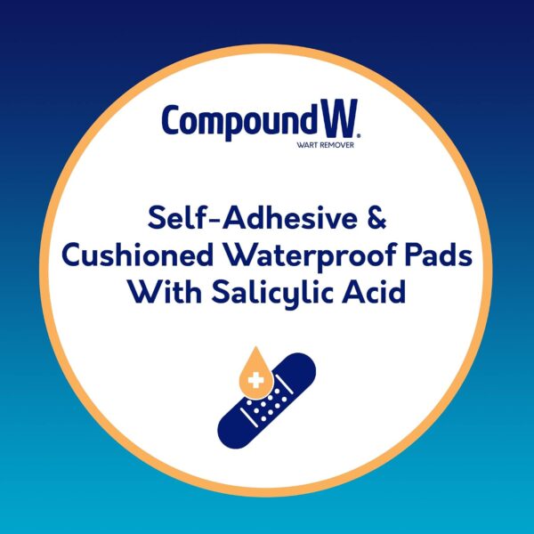 پد درمان زگیل کف پا سالیسیلیک Compound W مدل One Step | 20 عدد