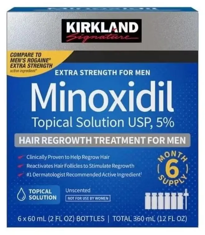درمان رویش مجدد مو 6 عددی | 6-Piece Minoxidil Hair Regrowth Treatment - Image 1 درمان رویش مجدد مو 6 عددی | 6-Piece Minoxidil Hair Regrowth Treatment