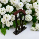 دکور چوبی طرح خانه برای کریسمس و هالووین