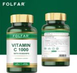 ویتامین C فلفار 1000mg | Folfar با عصاره گل رز | 120 قرص