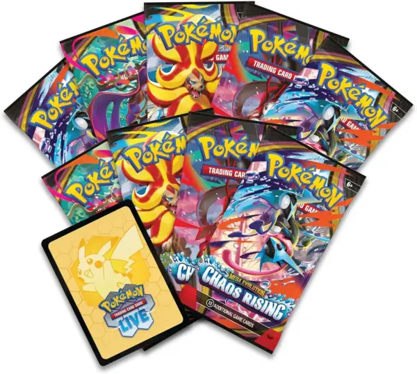 جعبه Elite Trainer Box پوکمون TCG مدل Chaos Rising | Mega Evolution Chaos Rising