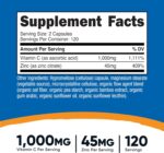 ویتامین C و زینک نوتریکواست مدل NCVITCZINCCAPS | Nutricost Vitamin C with Zinc