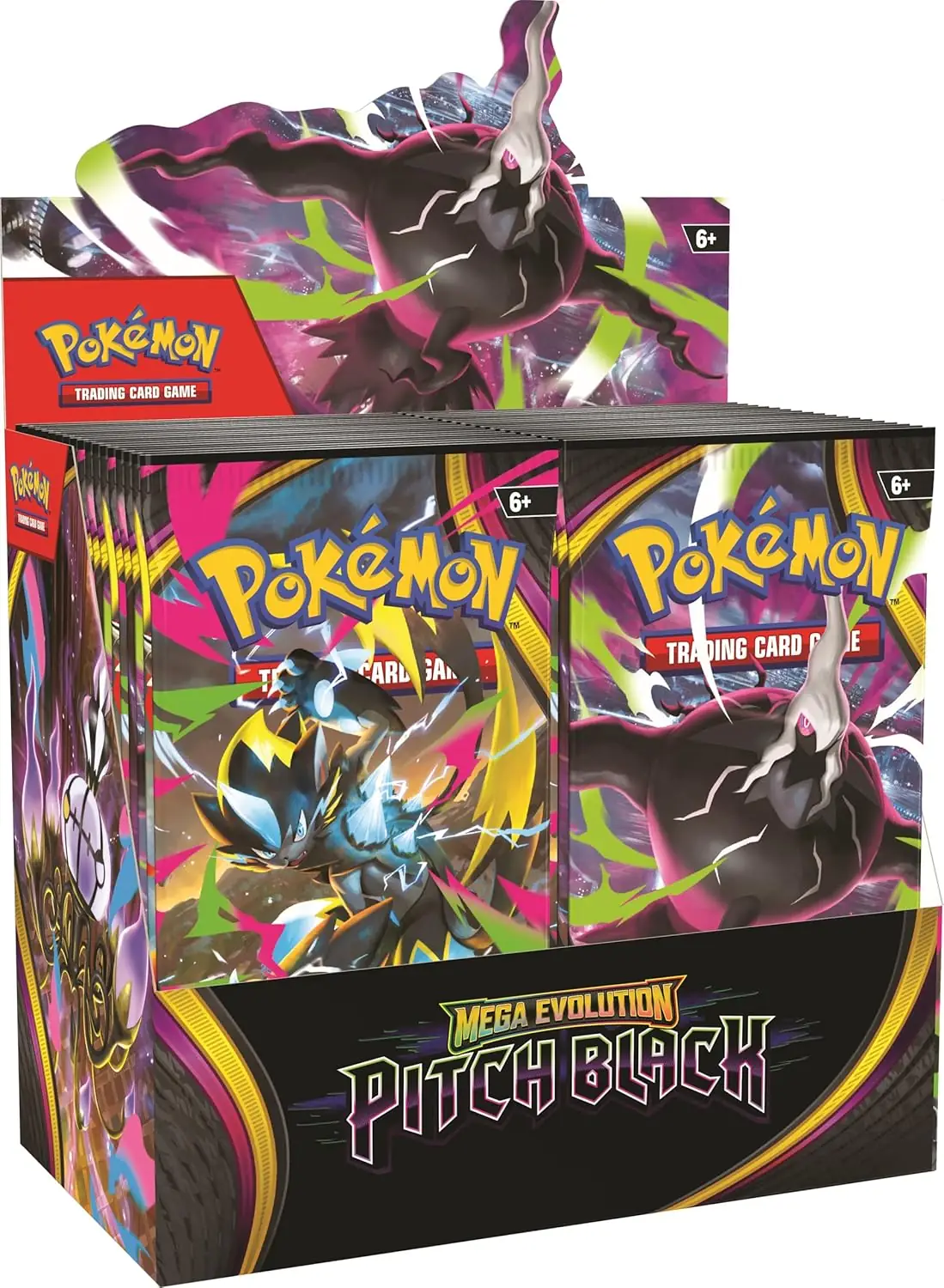 Pokémon TCG: Mega Evolution—Pitch Black | باکس دیسپلی بوستر - Image 1 Pokémon TCG: Mega Evolution—Pitch Black | باکس دیسپلی بوستر