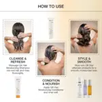 شامپو و نرم‌کننده کراتین گلوبال GK هیرب | GK HAIR ست 100ml