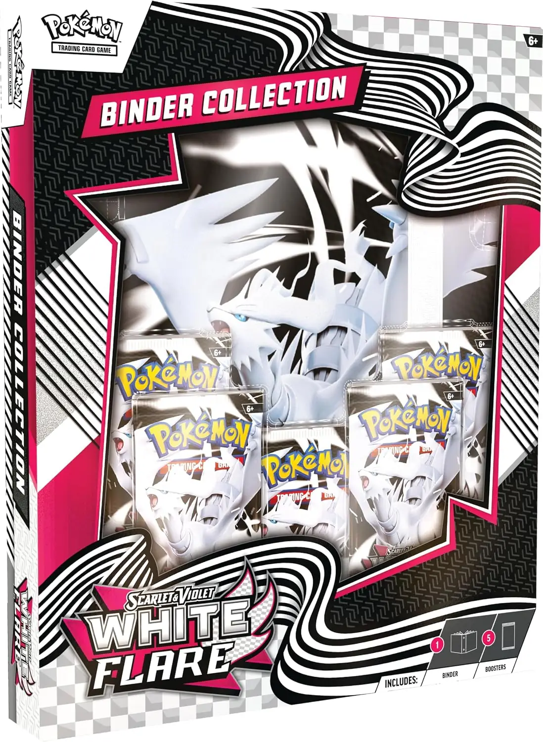 پوکمون TCG | مجموعه کلکسیونر White Flare Binder Collection - Image 1 پوکمون TCG | مجموعه کلکسیونر White Flare Binder Collection
