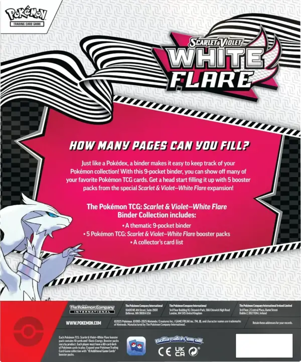 پوکمون TCG | مجموعه کلکسیونر White Flare Binder Collection