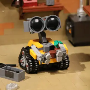 ست مدل ربات WALL-E با لگوهای ساختمانی ABS (رنگ ترکیبی)