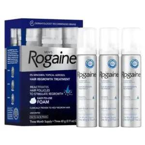 مینیوکسیدیل 5% راگین فوم مردانه | Rogaine Men's 5% Minoxidil Foam