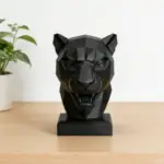 آرناشین هندسی مینی‌مال طرح یوز آفریقایی رومیزی (با پایه)