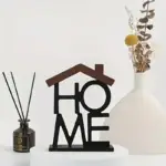 دکور چوبی طرح خانه برای کریسمس و هالووین