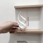 مجسمه دکوری طرح انتزاعی شعله پیچ‌خورده (۳بعدی) مدل مینیمال