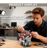 مجموعه کیت مدل‌سازی موتور برقی V8 با باتری - تصویر 3