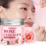 ماسک روز و شب کلاژن رزینو با رایحه رز ۵۰ گرم