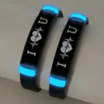 بسته ۲ عددی دستبند گلو درخشان مدل ECG