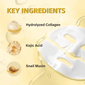 ماسک هیدروژلی شب حلزون، کلاژن و کوجیک اسید سیلفرنا