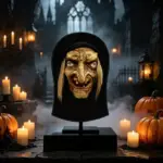 ماسک صورت جادوگر پیر هالووین مدل رترو