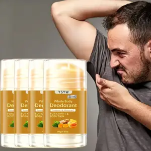 دئودورانت خمیری زردچوبه و ویتامین سی، بسته ۳ عددی
