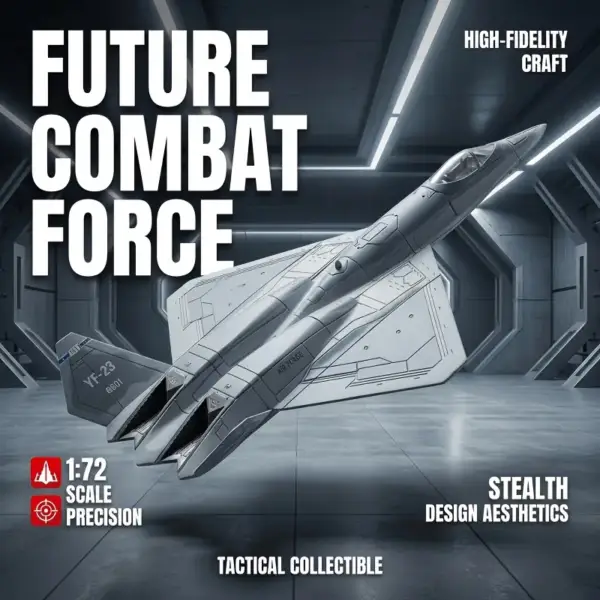 ماکت هواپیما YF-23 مقیاس 1:72 با پایه