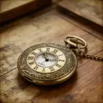 ساعت جیبی کلاسیک رومی کوارتز وینتیج