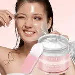 ماسک صورت کلاژن و بیوتین HEYXI با رایحه توت‌فرنگی