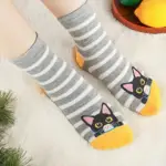 جوراب بچگانه گربه کارتونی (۵ جفتی) نرم و کشسان