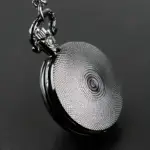 ساعت جیبی مردانه کوارتز طرح اژدهای مشکی