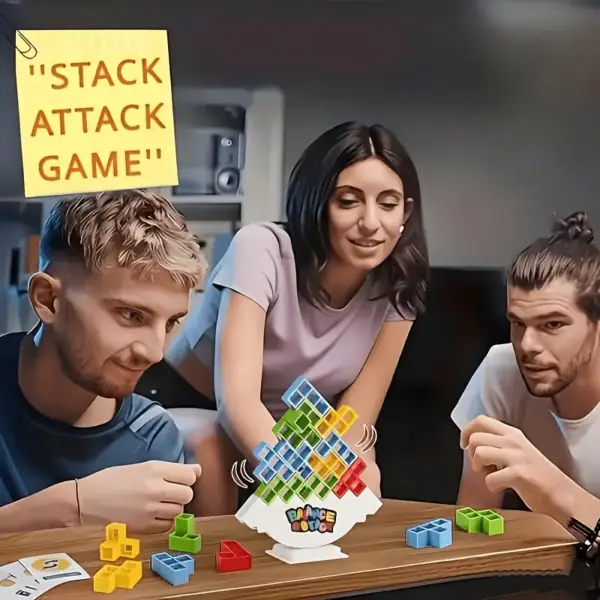 بازی تعادلی و چیدن بلوک‌ها مدل Balance Game (بازی رومیزی)