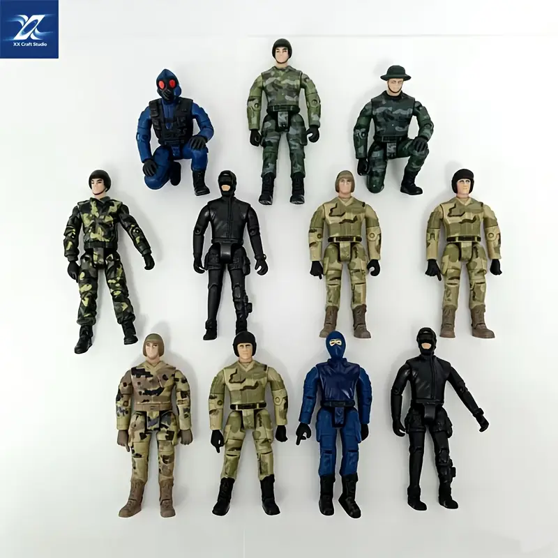 فیگور اکشن نظامی مدل Special Forces ارتفاع 3.94 اینچ (تکعدد) فیگور اکشن نظامی مدل Special Forces ارتفاع 3.94 اینچ (تکعدد)