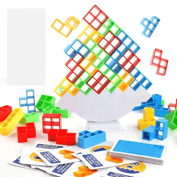 بازی تعادلی و چیدن بلوک‌ها مدل Balance Game (بازی رومیزی)