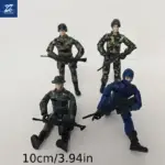 فیگور اکشن نظامی مدل Special Forces ارتفاع 3.94 اینچ (تک‌عدد)
