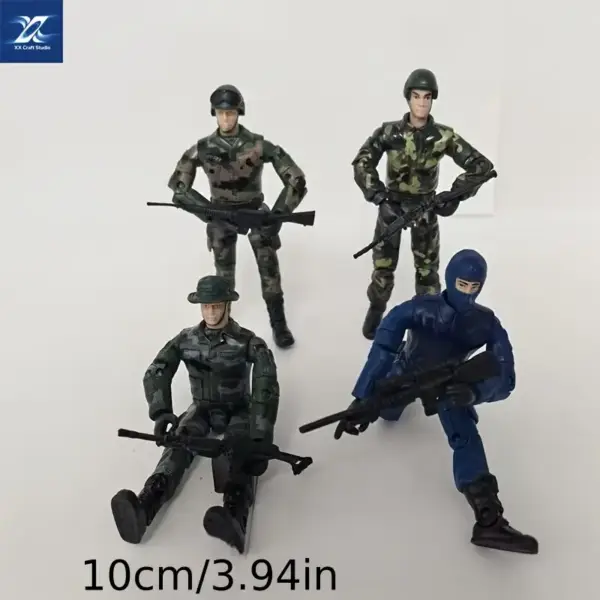 فیگور اکشن نظامی مدل Special Forces ارتفاع 3.94 اینچ (تک‌عدد)