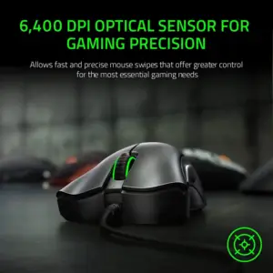 ماوس گیمینگ Razer DeathAdder Essential | سنسور نوری 6400DPI