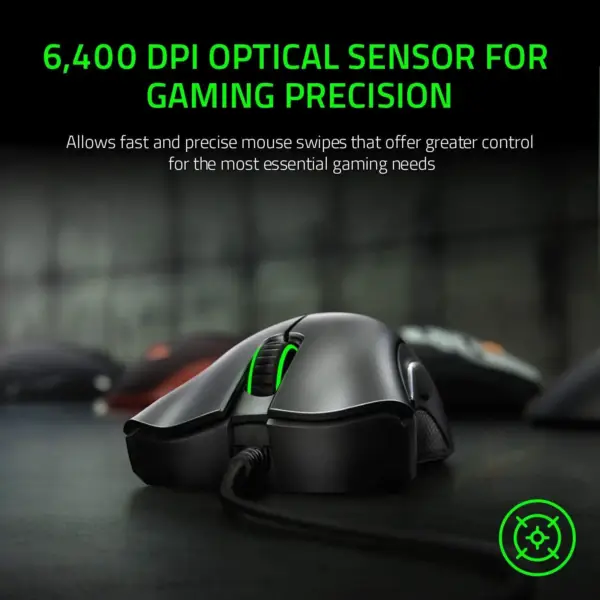 ماوس گیمینگ Razer DeathAdder Essential | سنسور نوری 6400DPI