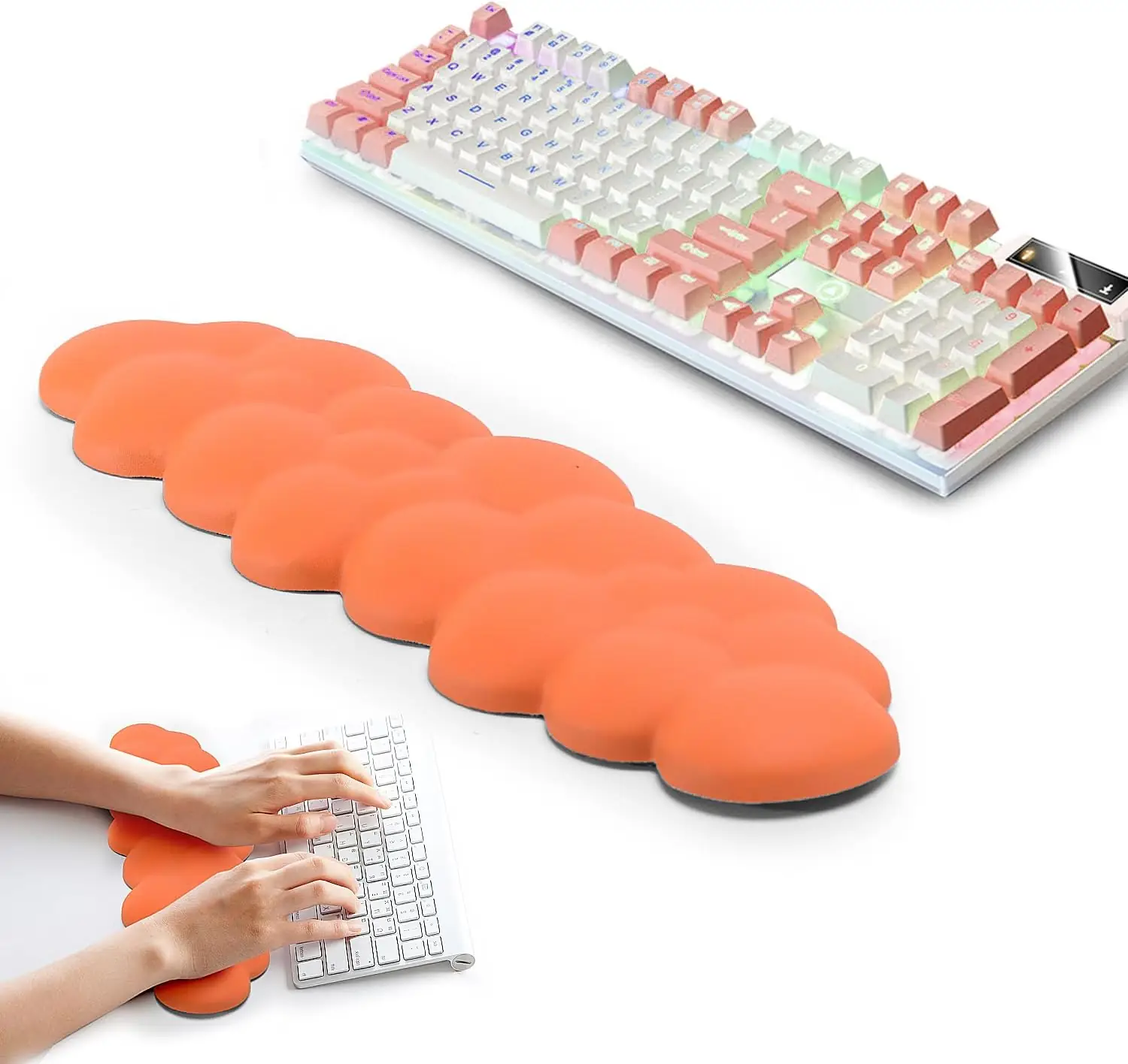 پد نگهدار مچ کیبورد مموری فوم DHUJBFF JP-8 | Keyboard Cloud Wrist Rest نارنجی - Image 1 https://m.media-amazon.com/images/I/61hZdhYIbjL._AC_SL1500_.jpg