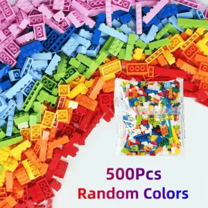 اسباب‌بازی لگو 500/1000 تکه‌ای بلوک کلاسیک با رنگ‌های متنوع