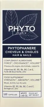 Phytophanère | کپسول تقویت مو و ناخن Phyto مدل 0618059018411