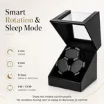 جعبه وینِدر سه‌ساعته LIFE HACKS | Triple Watch Winder Box مشکی