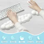 استند مچ کیبورد لئو‌لی | Leolee مدل CD001 | ست Cloud Wrist Rest & Mouse