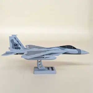 فیگور کلکسیونی مدل هواپیما F-15 با پایه نمایش