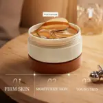 ماسک زیر چشم کافئین ۶۰ عددی حاوی هیالورونیک اسید